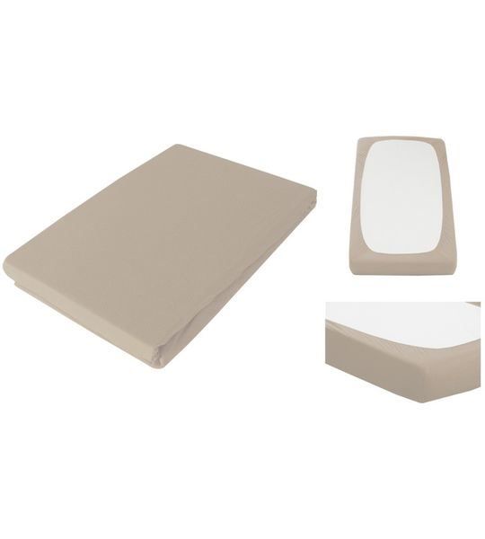 Bettwäsche: BOXSPRING-JERSEY Fix Beige180/200x200cm – Neu und originalverpackt aus Oensingen von directshop24