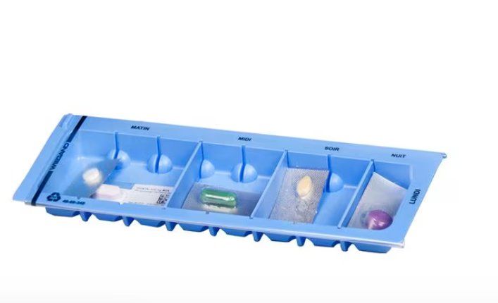Contenitori & Simili: Wochenpillenspender Weekbox Set M-Flex 7 Tage deutsch – Nuovo e nell'imballaggio originale da Worben venduto da Golftinu 1
