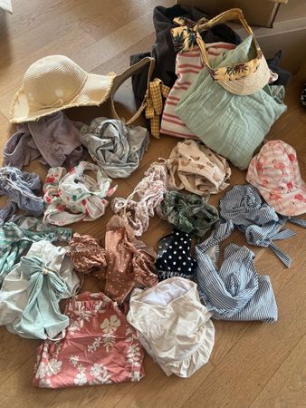 Grosses Bademode-Paket für Mädchen, Grösse 6-8 jährig