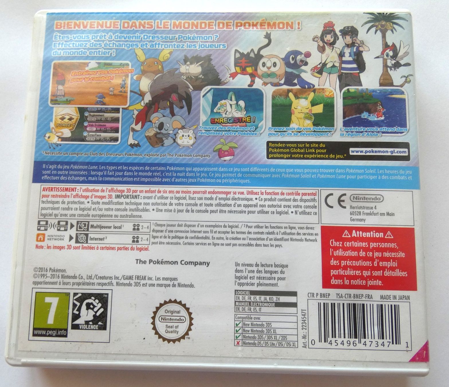 Pokémon Spiele: Nintendo 3DS - Pokemon Moon – Gebraucht aus La Sarraz von classicworldcoins 1