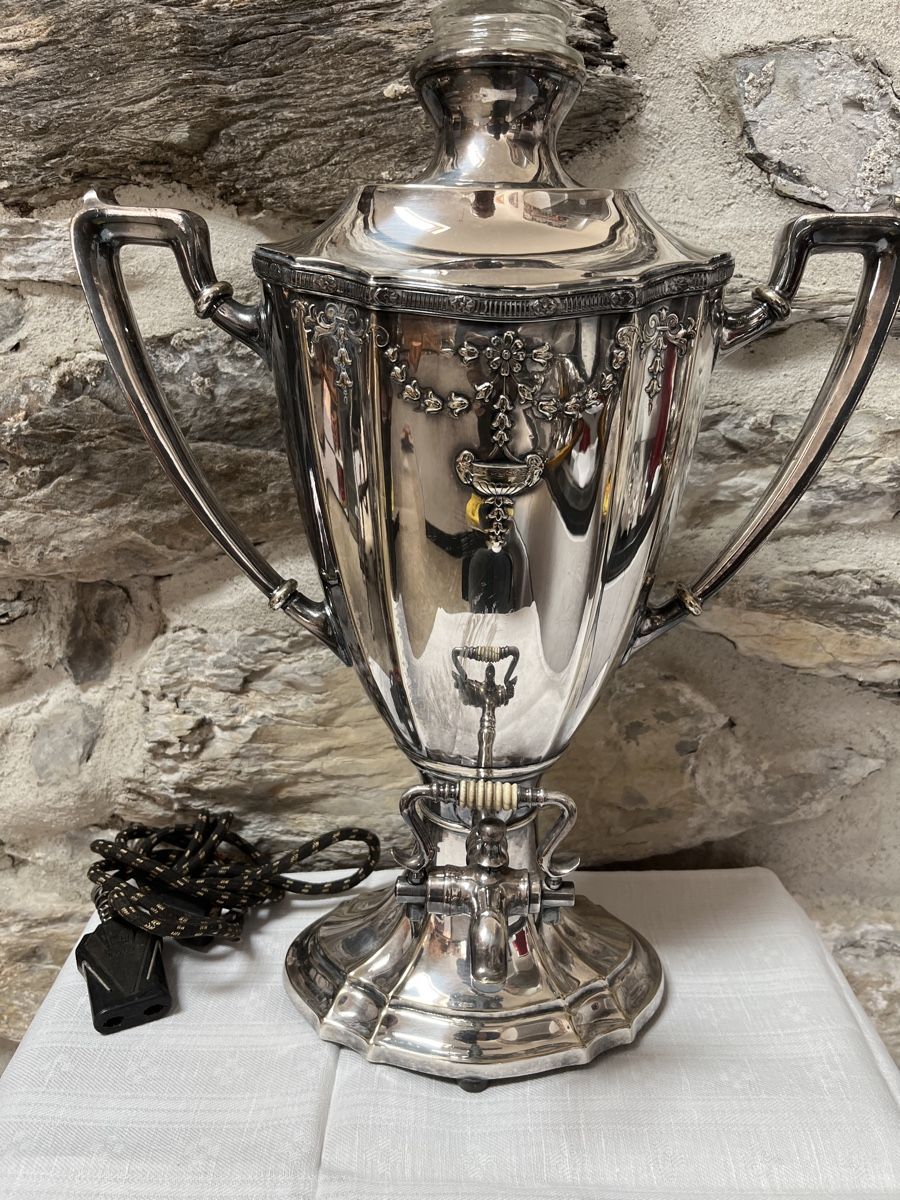 Teiere: Jugendstil Kaffee-Tee Samowar Silverplated – Usato da Brienz BE venduto da hey_z9vg 5