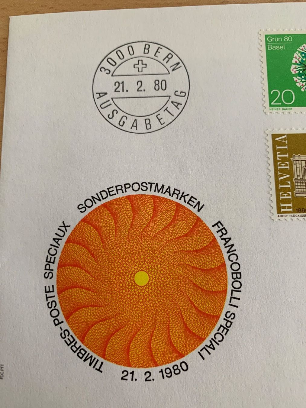 Alle Briefmarken: Ersttagsbrief CH 21.2.1980 Sondermarken – Gebraucht aus Ibach von lisch3 1