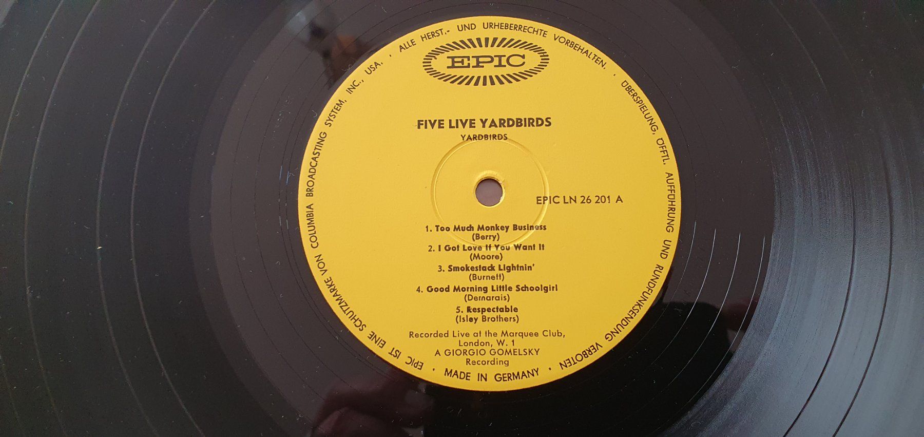 Dischi in vinile: YARDBIRDS, Five Live, 1966 Original LP, NEU! – Nuovo (secondo la descrizione) da Kreuzlingen venduto da Cdschlumpf 2
