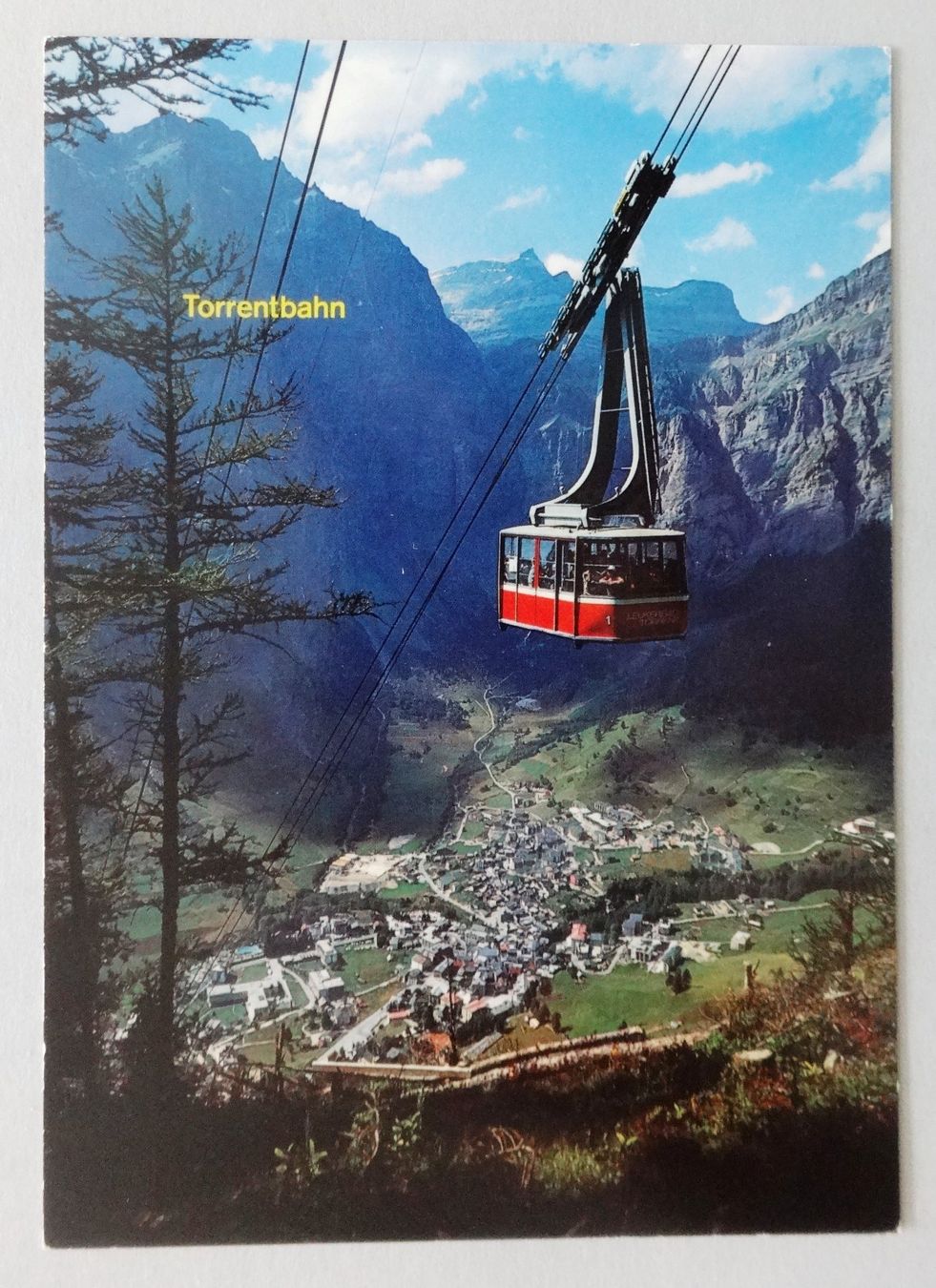 Cartes postales: Luftseilbahn Leukerbad-Torrent – D'occasion à Fétigny par Billy2miny