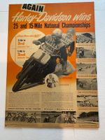 Harley-Davidson Poster von 1949, Rarität!