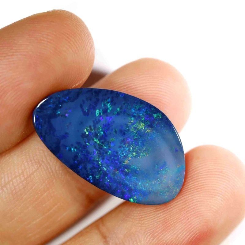 Pierres précieuses: Australische Opal Shell Fossil Dublette 9.97Cts. – Neuf (Voir description) à Bern par Grindelwaldaus 2