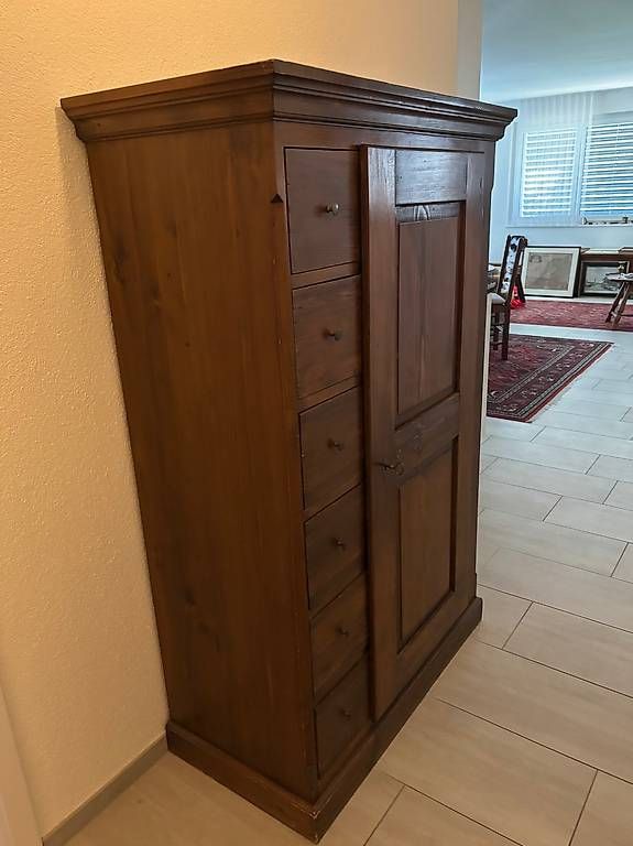 Armoires: Holzschrank Garderobe mit Schubladen – D'occasion à Jona par Nimbe 3