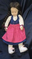 Stoffpuppe Traditioneler Trachte 1970 Jahre 