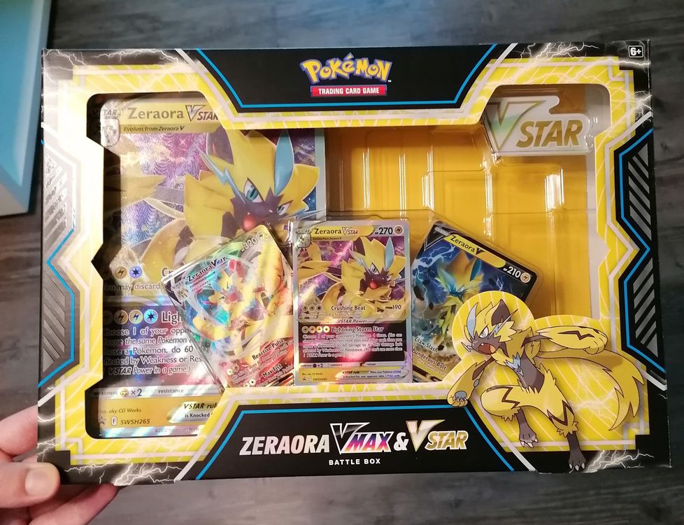 ZERAORA VMAX & VSTAR BATTLE BOX POKEMON PROMO KARTEN LOT (Gebraucht) in ...