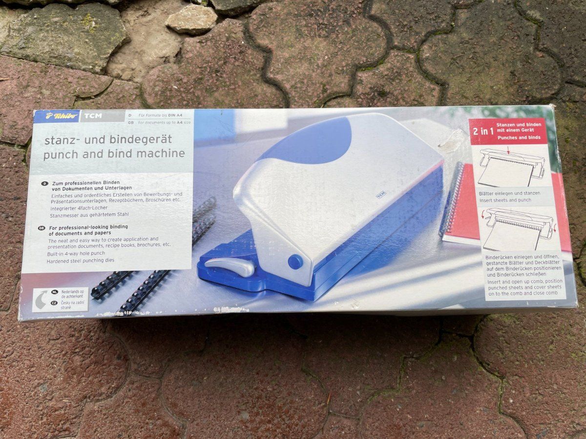 Bindegeräte: TCM Stanz- und Bindegerät – Gebraucht aus Egnach von Jet700 4