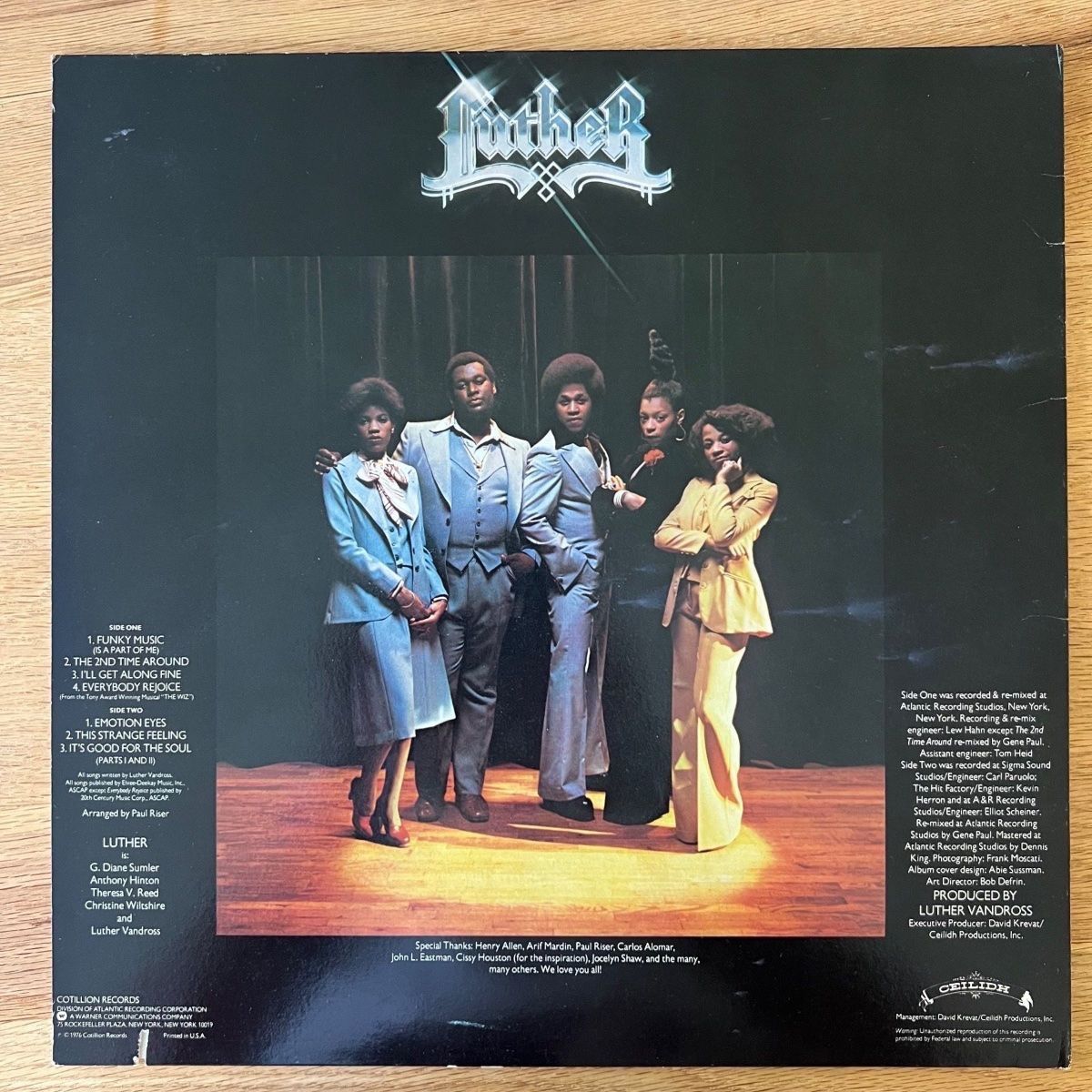 Schallplatten: Luther - Same / 1. US-Press. 1976 - Very nice Copy – Gebraucht aus Gais von soundcave57 1