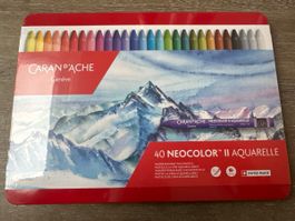 Caran d'Ache Neocolor II Aquarellstifte 40 Stück neu