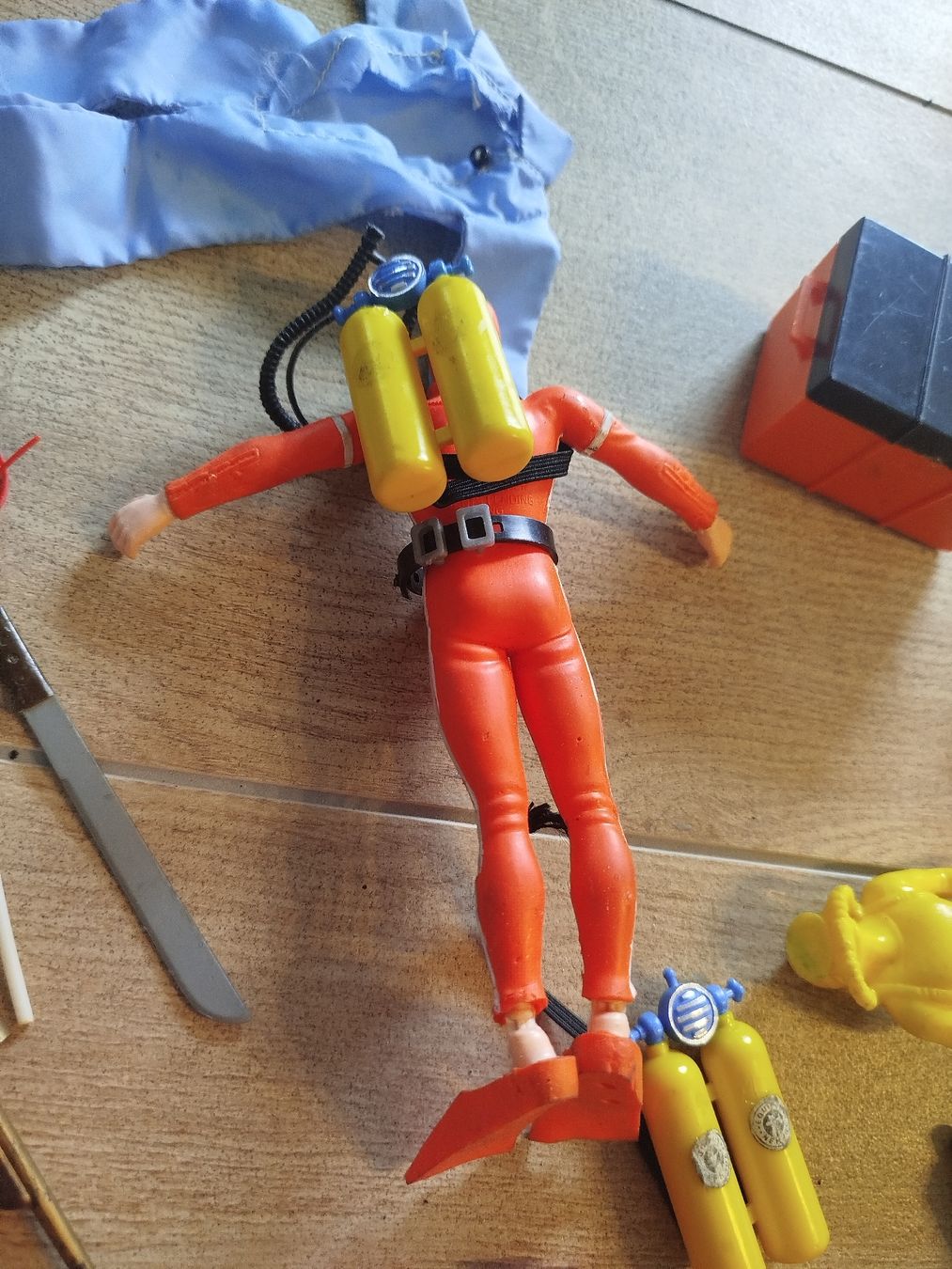 Giocattoli: VTG 1969 Mattel Sea Devils commander chuck carter scuba dive – Usato da Genève venduto da Octo-puces 1