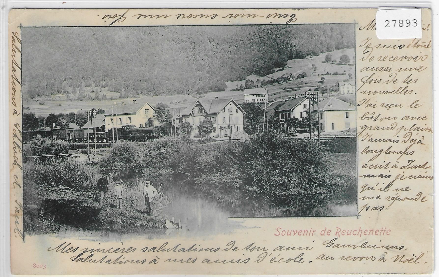 Cartoline postali: Souvenir de Reuchenette – Usato da Ettingen venduto da Kartenplanet