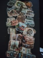 lot de stickers autocollant scrapbooking voyage