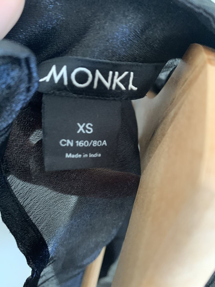 Monki Top: Blouse noire transparente Monki – Nuovo e nell'imballaggio originale da Genève venduto da rez_c6c6 3