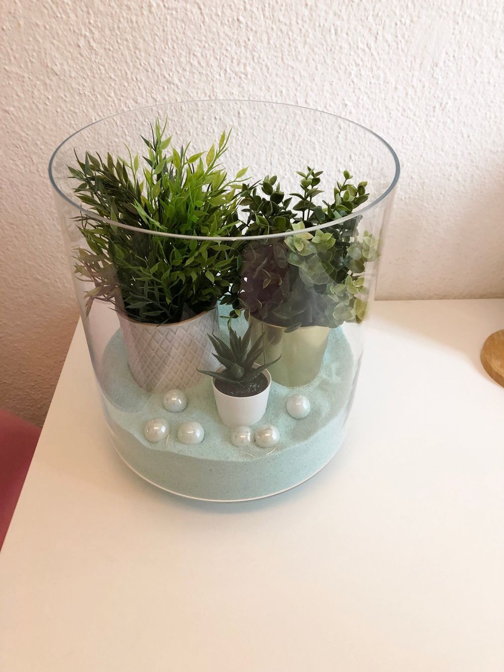 Interio Vase & Récipients: Dekovase mit Dekoblumen und Sand – Neuf (Voir description) à Glattbrugg par Ariel012 7