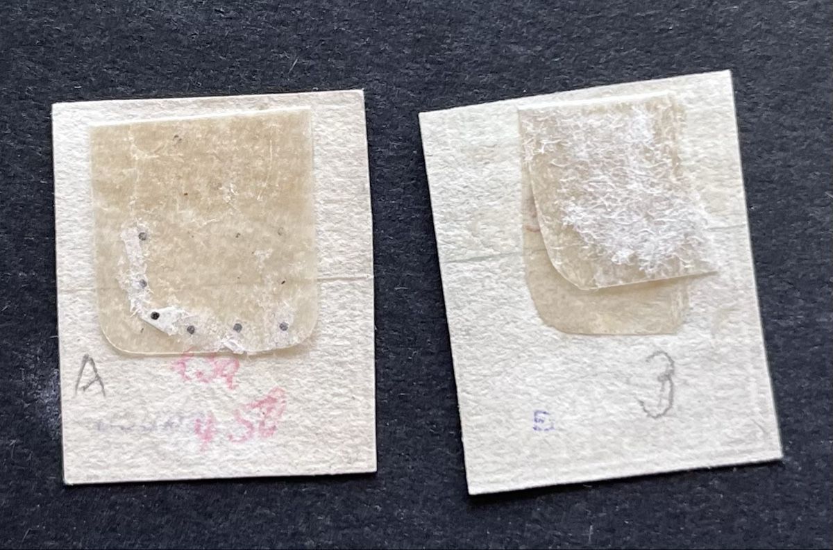 Alle Briefmarken: 2x Strubel 23G Oblitérés Cat. 60.-  – Gebraucht aus Sottens von thigroux 1