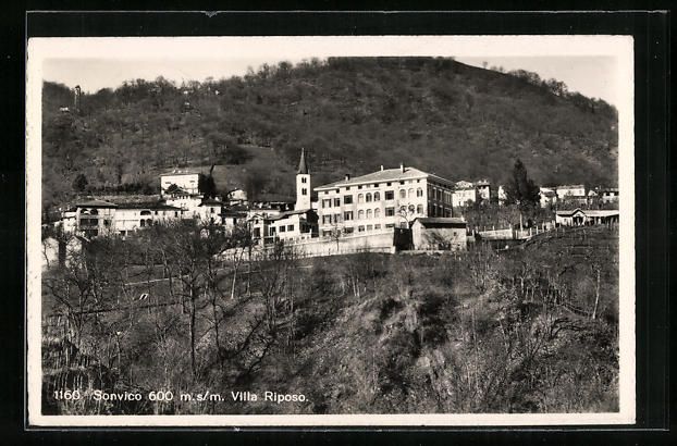 Cartoline postali: AK Sonvico, Villa Riposo, 1953 – Usato da Berlin venduto da bartko-reher
