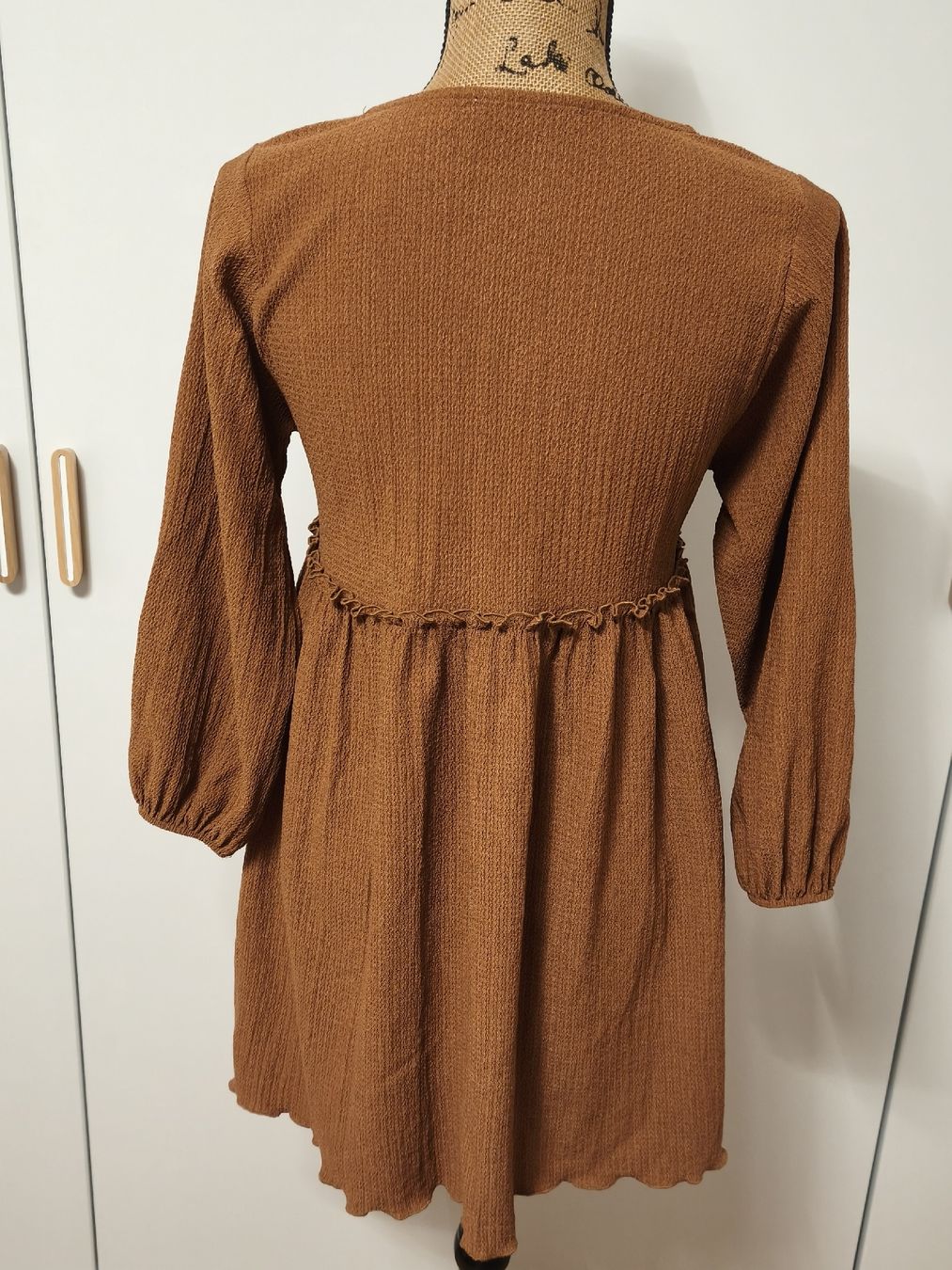 Pull&Bear Vestiti: Pull&Bear Kleid braun strukturiert Grösse XS  – Nuovo (secondo la descrizione) da KRIENS venduto da Franzy_Blond10 2