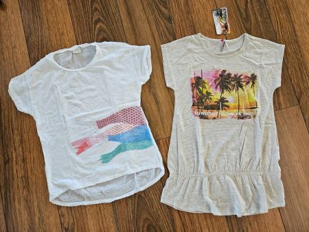 2x Sommer T-Shirts Gr. 152 / 158