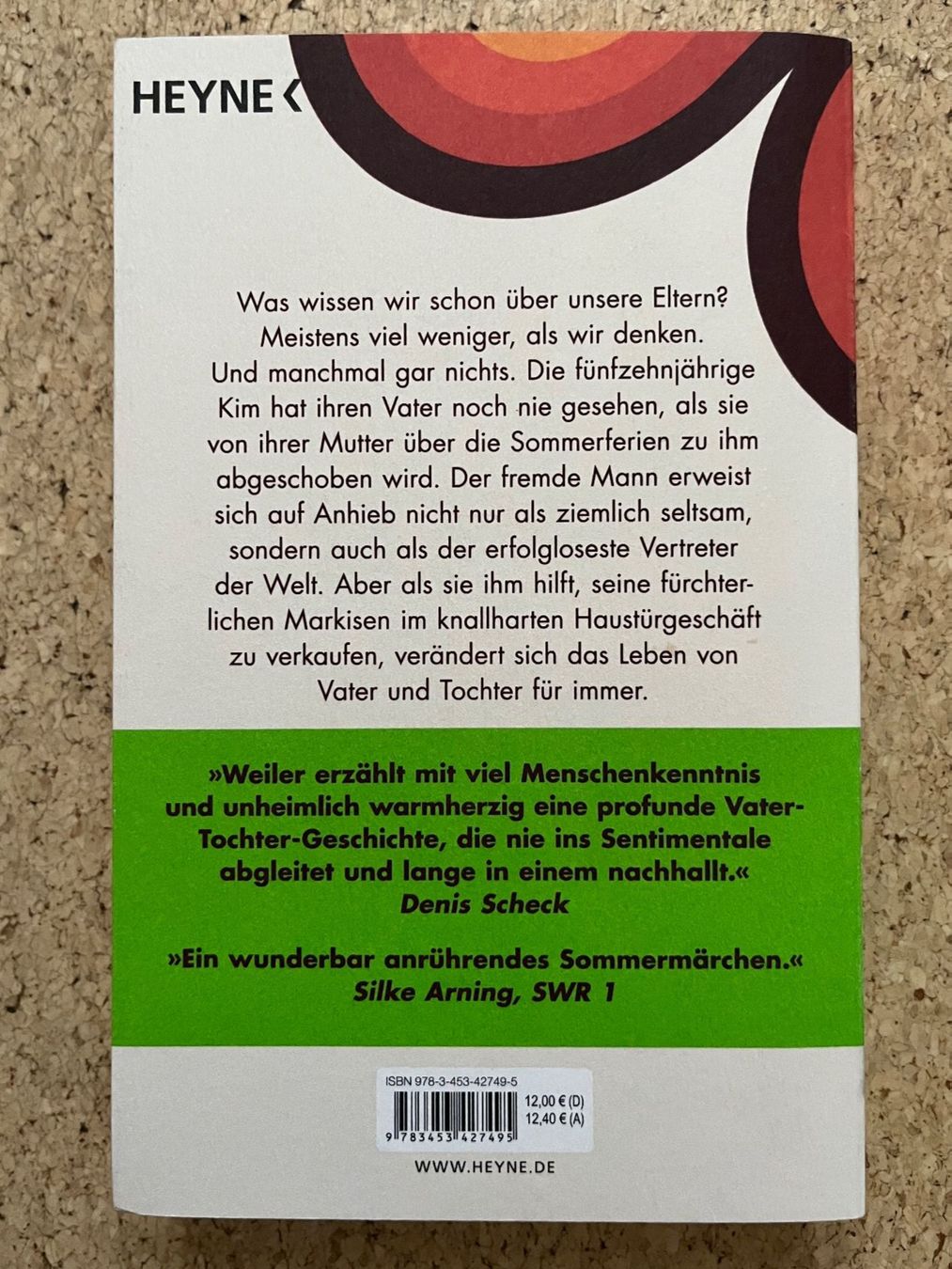 Bücher: Taschenbuch "Der Markisenmann", Jan Weiler – Gebraucht aus Grosswangen von Vita500 1