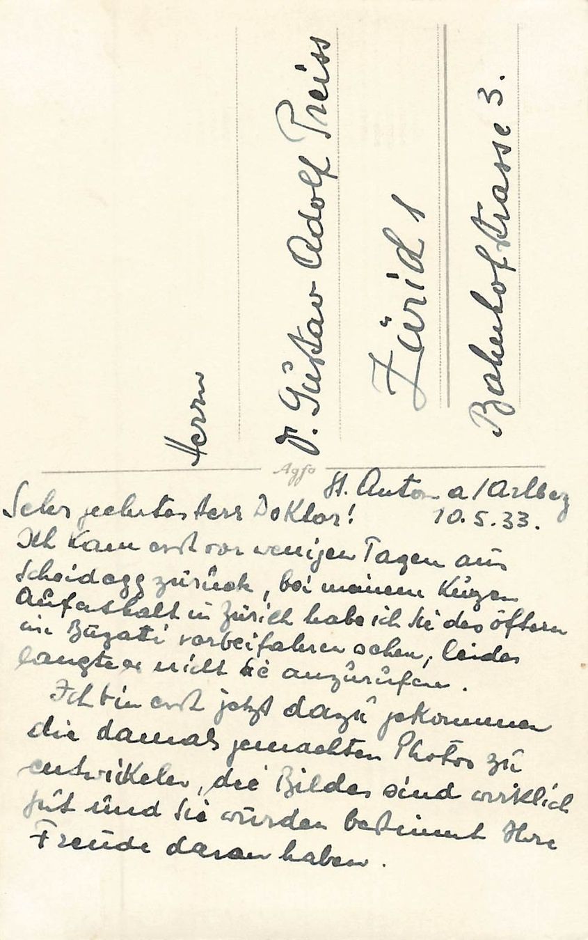Cartoline postali: Cambrena Abbruch - Privat AK 1933 – Usato da Schwyz venduto da Seffi56 1