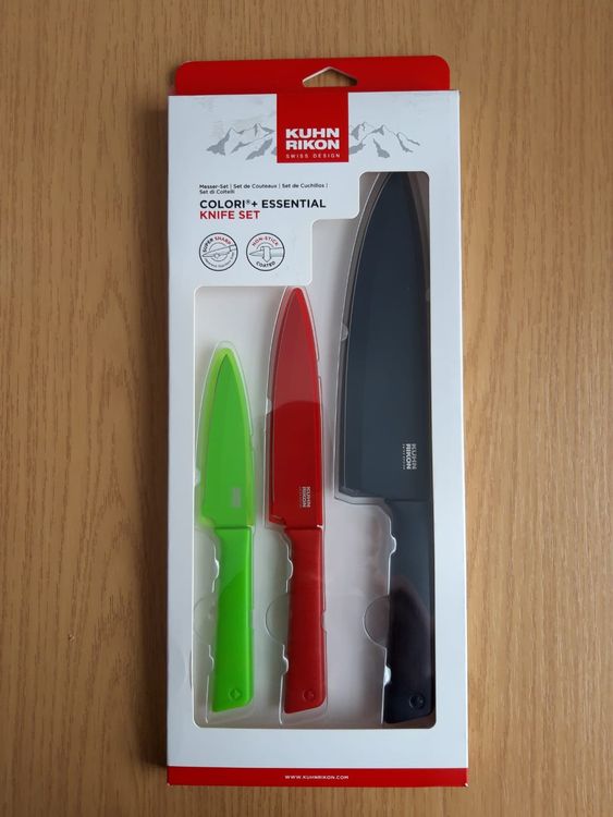 Kuhn Rikon Kinder Kitchen Essential Set - Kid Safe Knives & Snippers, Blue/Green 11 thumbnail image