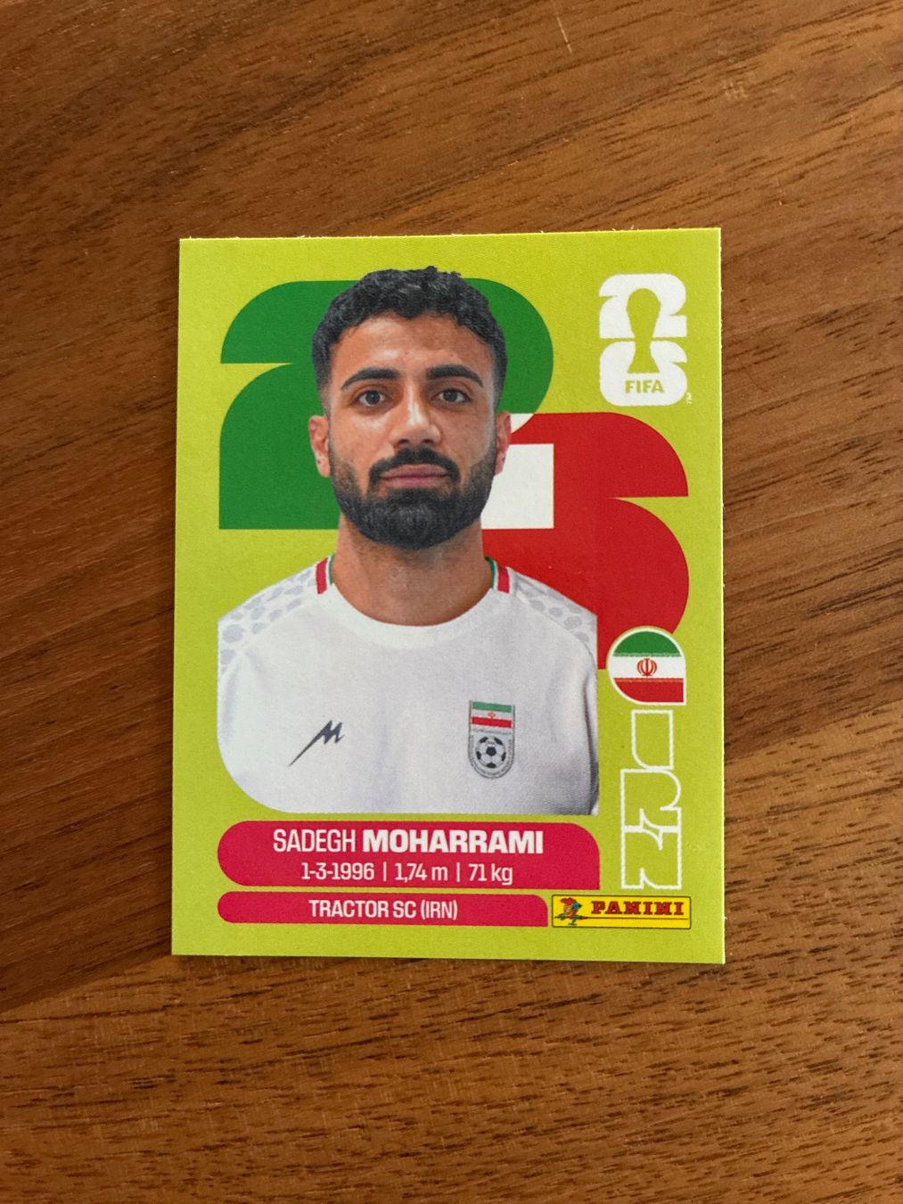 Panini Sammelbilder & Trading cards: FIFA WC 2026 Sadegh Moharrami IRN 9 – Neu (gemäss Beschreibung) aus Boll von valoune01