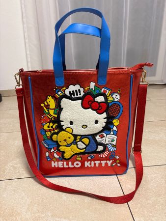Loungefly Hello Kitty Metallic Tote Bag