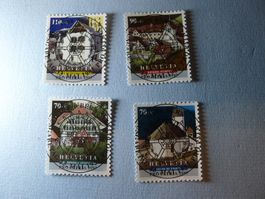 1997 Pro Patria ET Vollstempel B255-258 Kulturgüter