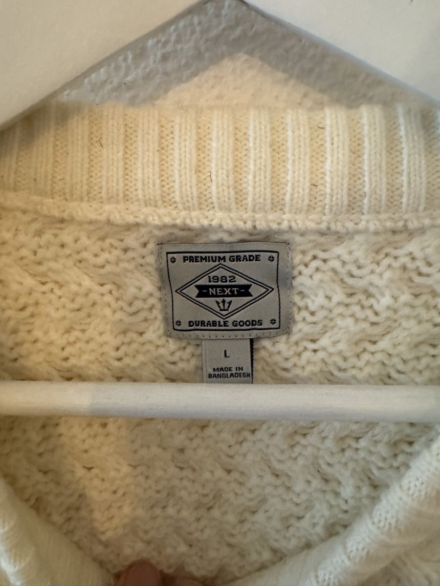 Next Pulls & Sweat-shirts: Next Strickpullover/Winterpullover, creme, Grösse L – D'occasion à Zürich par And1_G 2