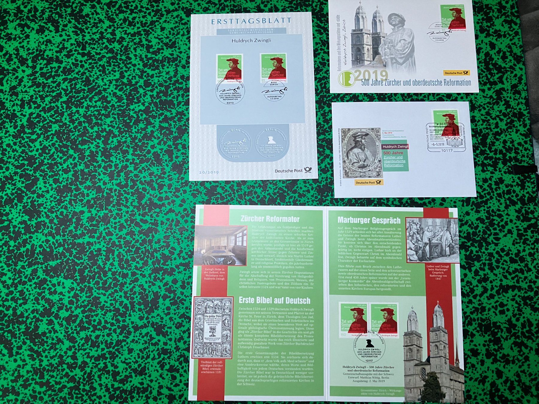 Alle Briefmarken: Zwingli Briefe und Karte – Neu (gemäss Beschreibung) aus Menzingen von Wlukas 1
