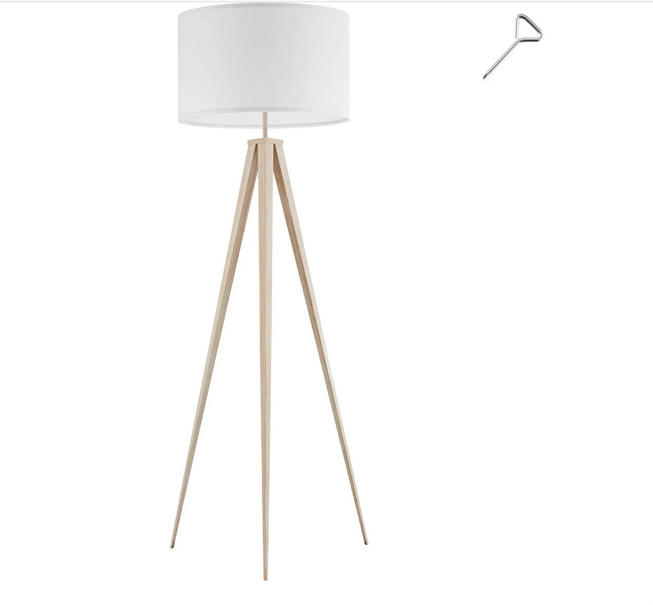Lampes: Stehleuchte Lunaris eiche Dreibeingestell – Neuf (Voir description) à Steinhausen par Retourenprofis 1