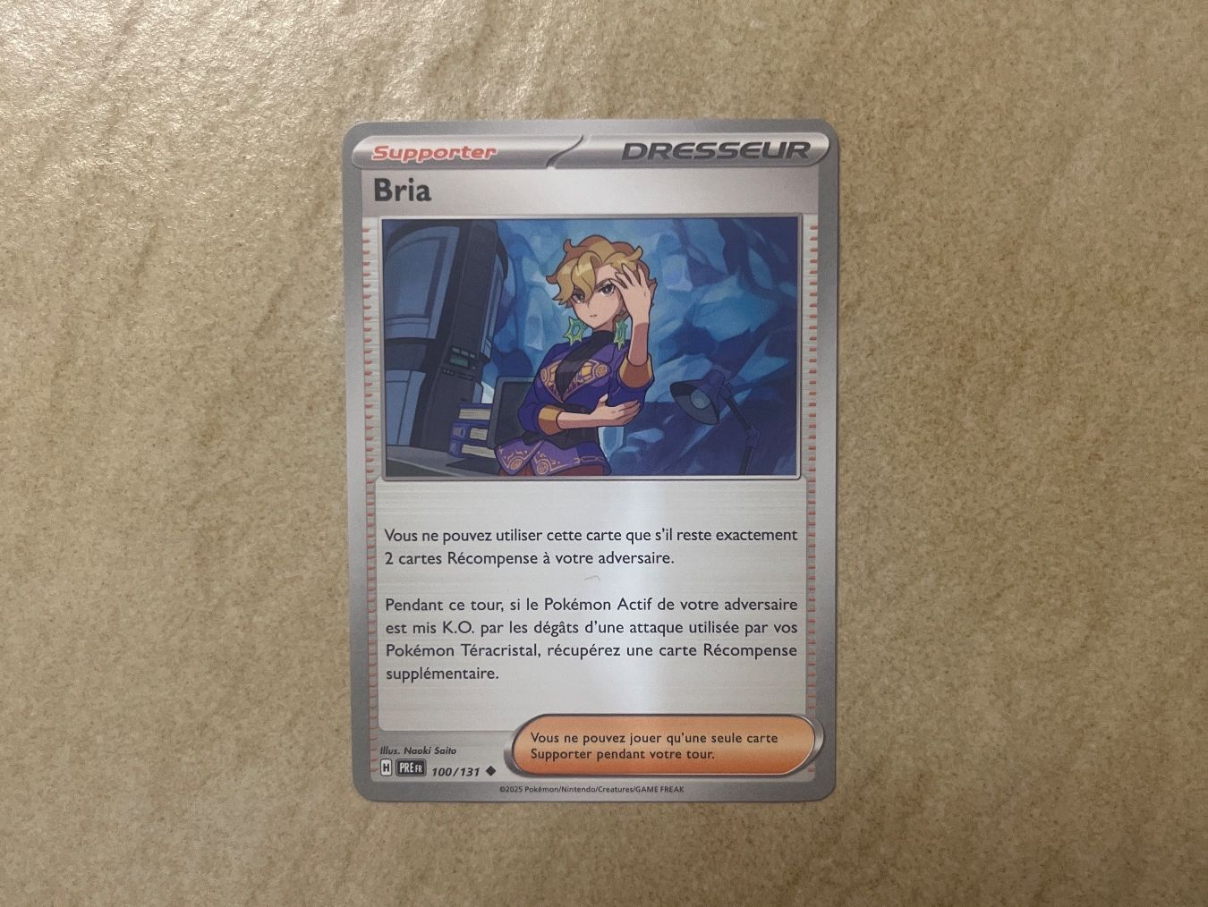 Pokémon Carte collezionabili: Carte Pokemon Bria - Evolutions prismatiques - PREFR – Usato da Vernayaz venduto da Darkfrost