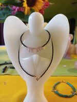 TOP  ANGEBOT   EDELSTE SPINELLKETTE MIT ROSA TURMALIN