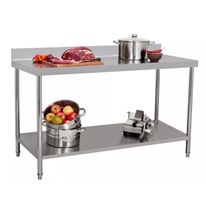 Beeketal Gastronomie Gastro Edelstahltisch 1800x600x955
