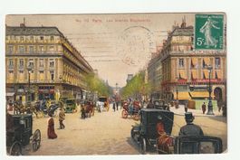 Ansichtskarte Paris Les Grands Boulevards, 1912 Alte Karte