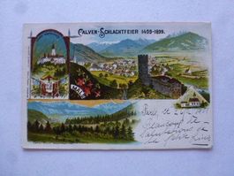 AK Calven - Schlachtfeier 1499-1899