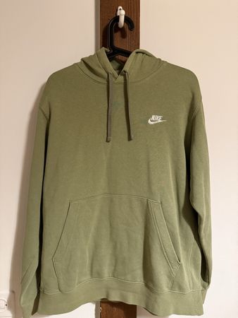 Sweat à capuche Nike vert olive taille L