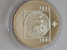 20 Fr. Gedenkmünze 1998 150 J Bundes. PP