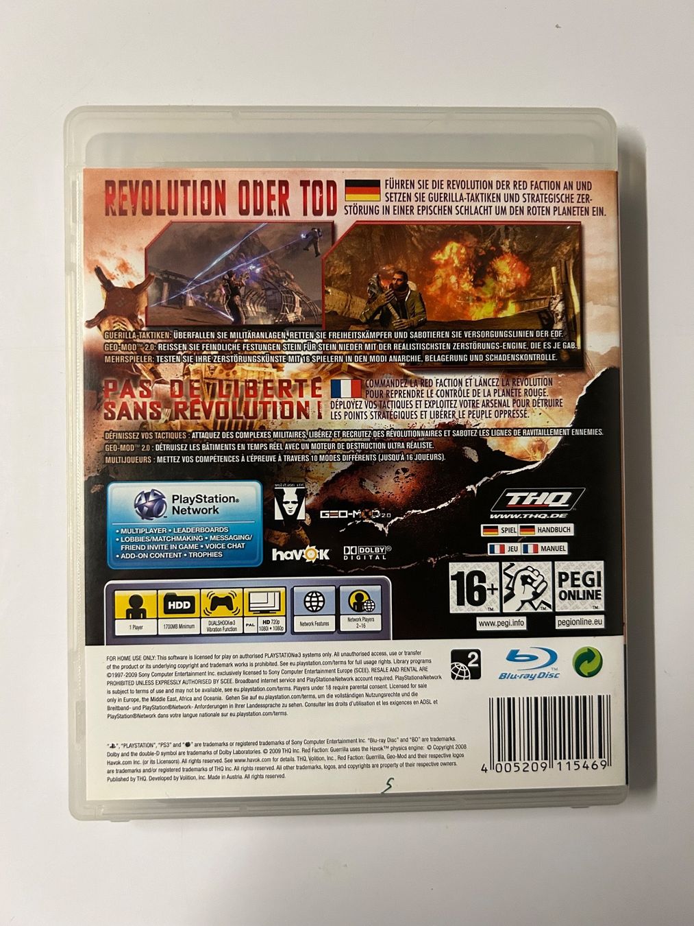 Sony Giochi: Red Faction Guerrilla (PS3) – Usato da Wangen an der Aare venduto da SG94 1