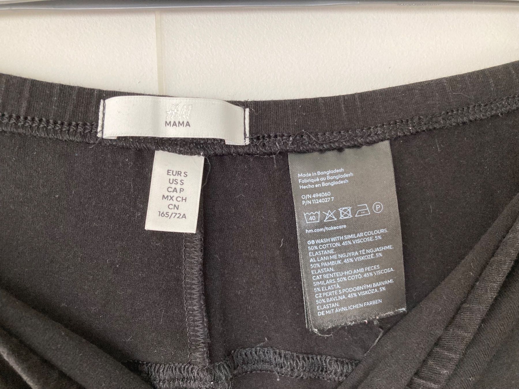 H&M Leggings: Schwarze Umstands-Leggings Gr. S – Usato da Stäfa venduto da elog 1