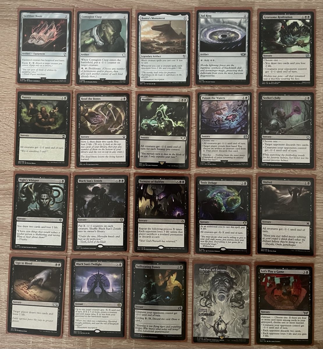 Magic The Gathering Sammelbilder & Trading cards: MTG Custom Commander Deck EN - Maha, Its Feathers Night – Gebraucht aus Wattenwil von Staldi1985 3