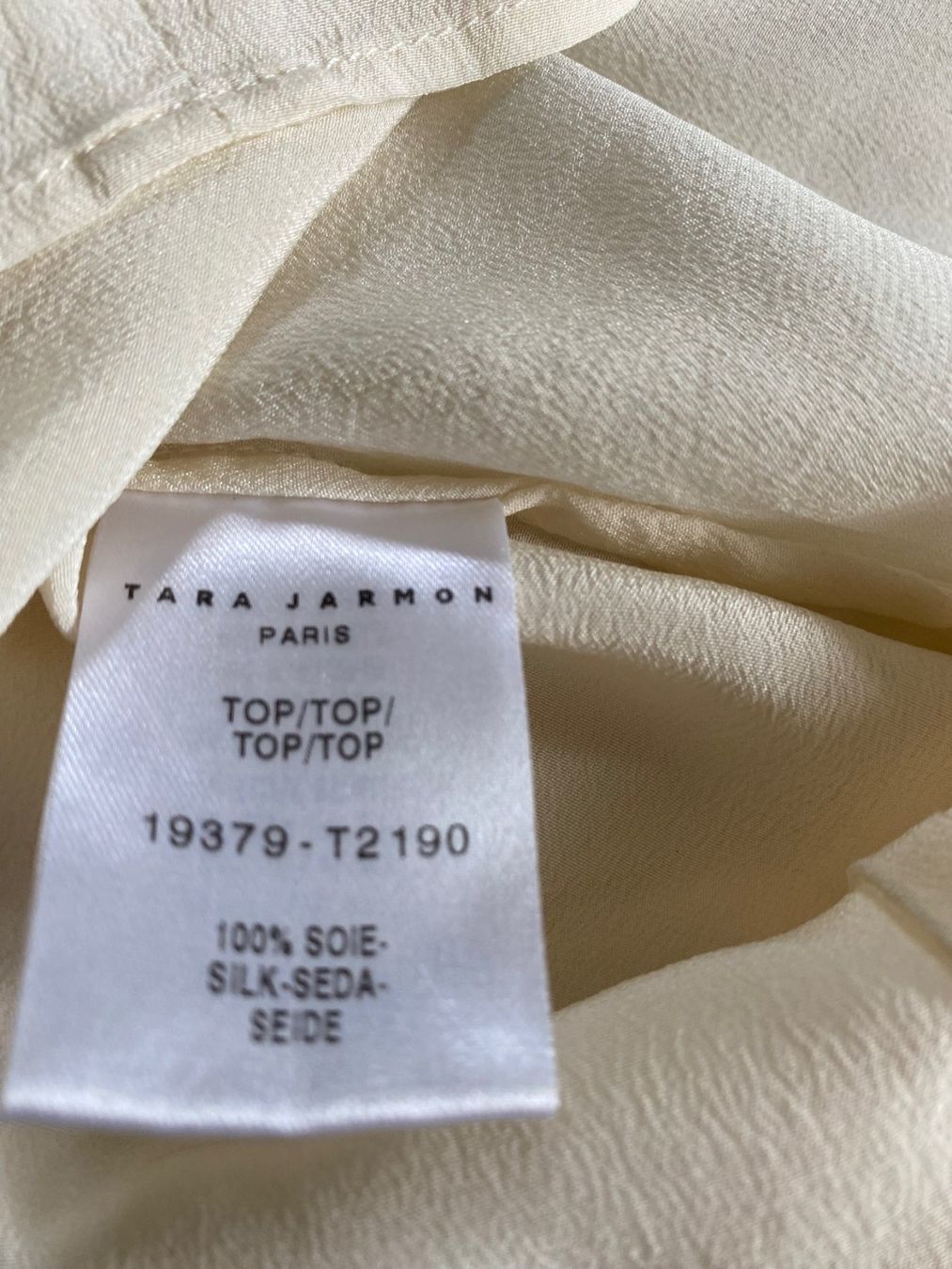 Tara Jarmon Camicette: Tara Jarmon Bluse 100 % Seide – Usato da Luzern venduto da Turmliebe 3