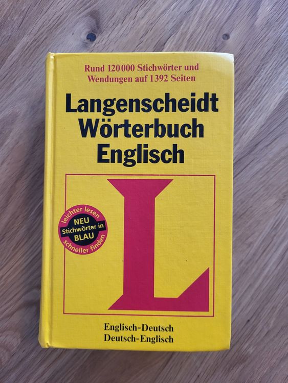 Livres: Langenscheidt Wörterbuch Englisch-Deutsch – D'occasion à Wetzikon ZH par Babzee4