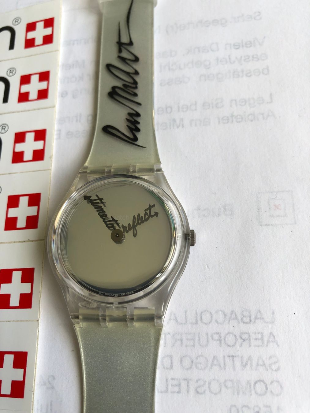 Swatch Orologi: Swatch Gent TIME TO REFLECT von 1995 – Nuovo (secondo la descrizione) da Biel/Bienne venduto da winnertaco 1