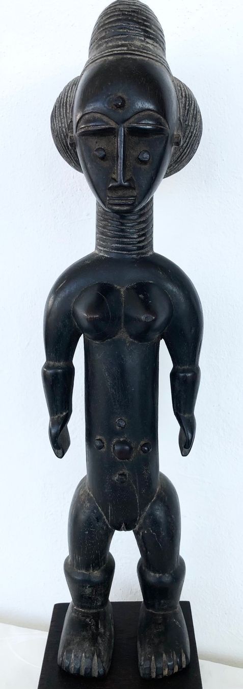 Skulpturen & Statuen: Top Rarität feine alte Atti Figur Cóte d´Ivory Höhe 39 cm – Gebraucht aus Rüthi (Rheintal) von Kunsthaus777 8