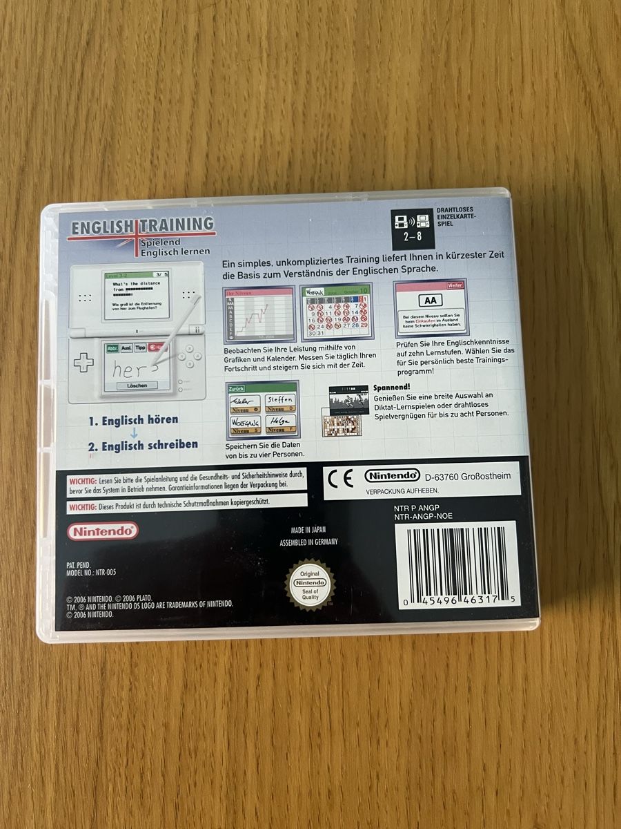 Nintendo Giochi: Nintendo DS Spiel Englisch lernen – Usato da Winterthur venduto da Wikingerlady 2