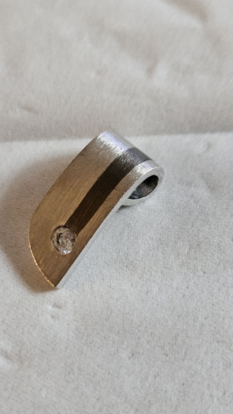 Ciondoli: beau pendentif style moderne argent 925 – Usato da Lausanne venduto da Angelite 1